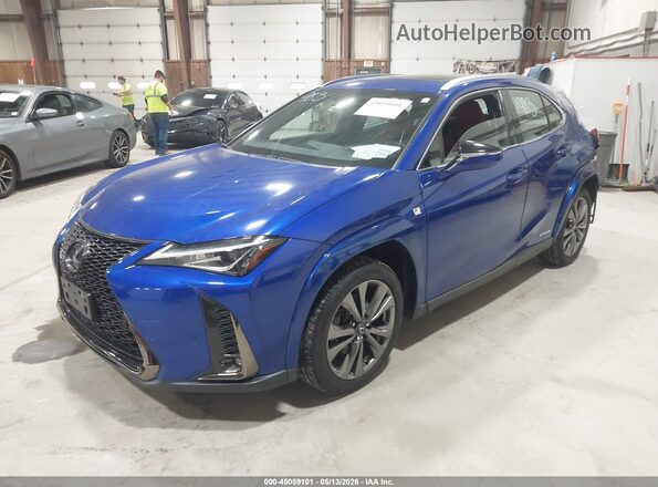 JTHR9JBH6N2061708 2022 LEXUS UX 250H Blue წინა მარცხენა ხედი სამი მეოთხედიდან