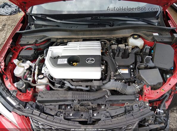 JTHR9JBH9M2041872 2021 LEXUS UX 250H Red Widok z tyłu