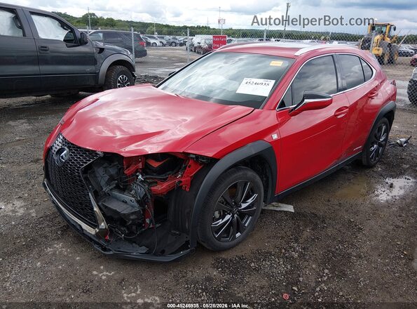 JTHR9JBH9M2041872 2021 LEXUS UX 250H Red Przód lewy