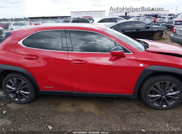 JTHR9JBH9M2041872 2021 LEXUS UX 250H Red Widok wnętrza 360 stopni