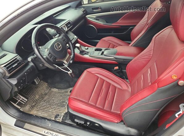 JTHSE5BC1G5006769 2016 LEXUS RC Белый Вид салона спереди