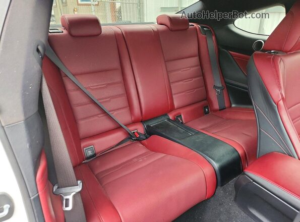 JTHSE5BC1G5006769 2016 LEXUS RC Белый Вид задних сидений