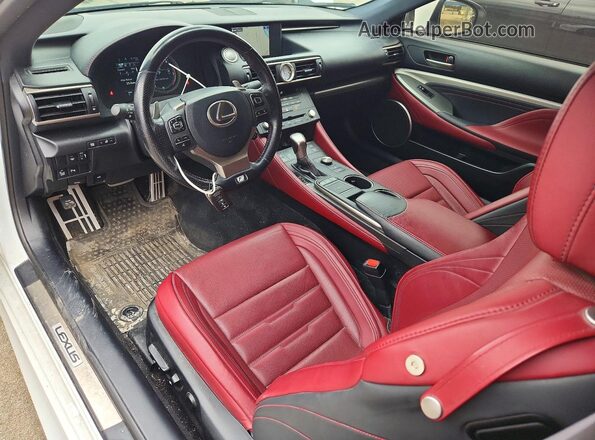 JTHSE5BC1G5006769 2016 LEXUS RC Белый Вид панели приборов