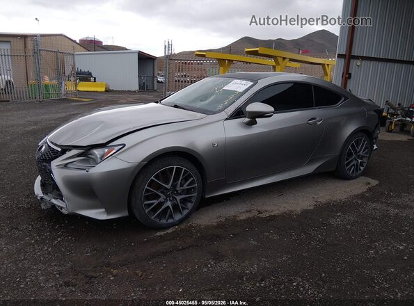 JTHSE5BC5G5005883 2016 LEXUS RC 350 Gray Առջևի ձախ երեք քառորդ տեսարան
