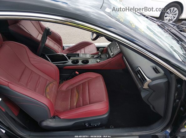JTHSM5BC9G5000396 2016 LEXUS RC 300 Black Front interior view