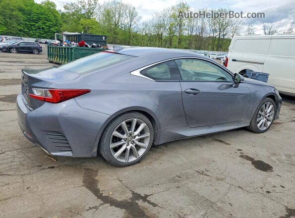 JTHSM5BC9G5001161 2016 LEXUS RC Gray Trasero derecho