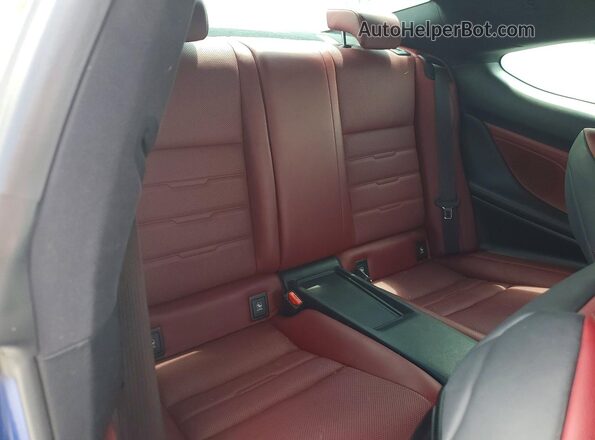 JTHSM5BCXG5001234 2016 LEXUS RC Синий Вид задних сидений