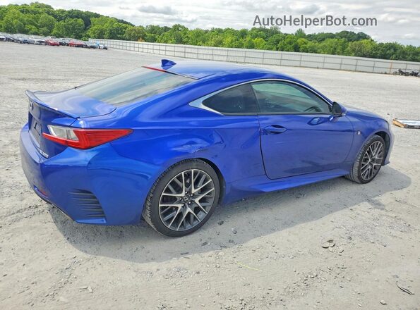 JTHSM5BCXG5001234 2016 LEXUS RC Синий Задняя правая четверть