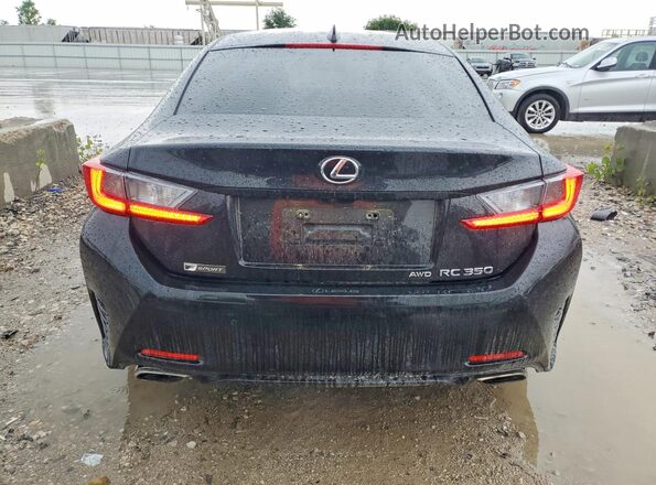 JTHSZ5BC0J5008783 2018 LEXUS RC Черный Вид сзади