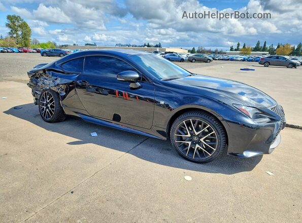 JTHSZ5BC1J5008890 2018 LEXUS RC Black წინა მარჯვენა