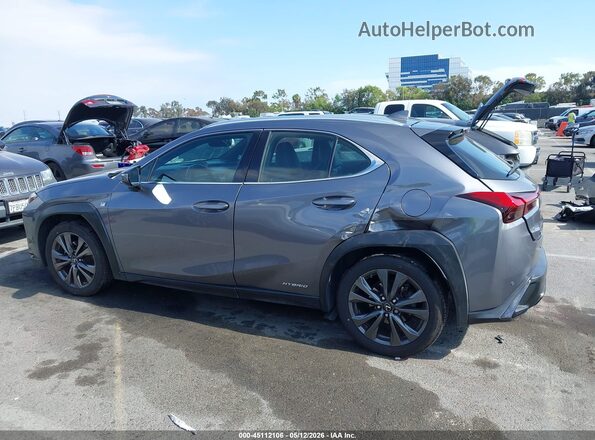 JTHU9JBH5K2011811 2019 LEXUS UX 250H Gray 360 interior view