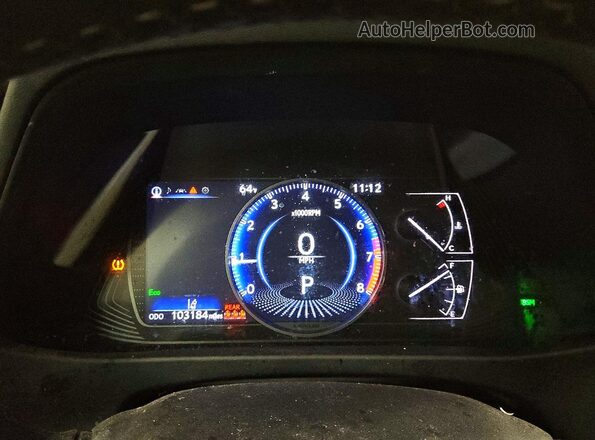 JTHX3JBH0N2049479 2022 LEXUS UX Charcoal ხელსაწყოთა პანელის ხედი