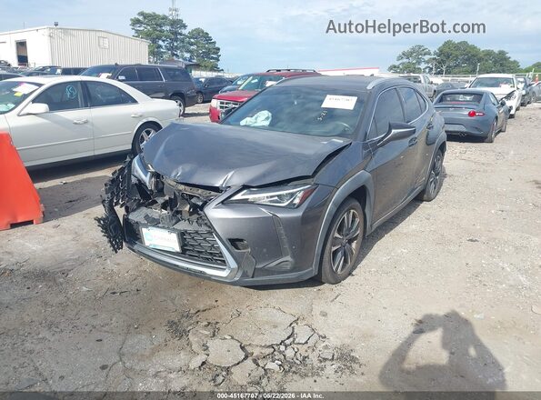 JTHX9JBH5N2055406 2022 LEXUS UX 250H Gray Առջևի ձախ երեք քառորդ տեսարան