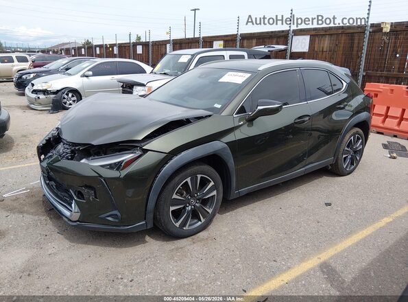 JTHY3JBH1K2005328 2019 LEXUS UX 200 Green Vista tres cuartos delantera izquierda