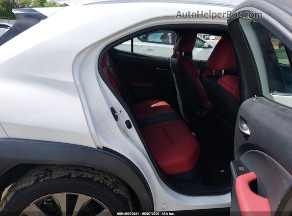 JTHY3JBH5K2000438 2019 LEXUS UX 200 White Widok naklejki z numerem VIN