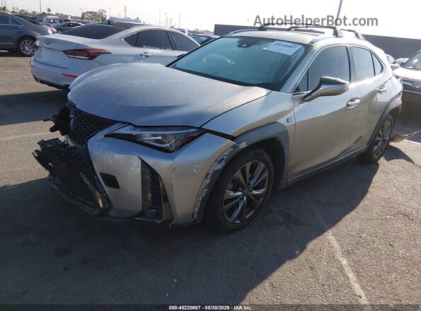 JTHY3JBH5K2006885 2019 LEXUS UX 200 Silver წინა მარცხენა ხედი სამი მეოთხედიდან