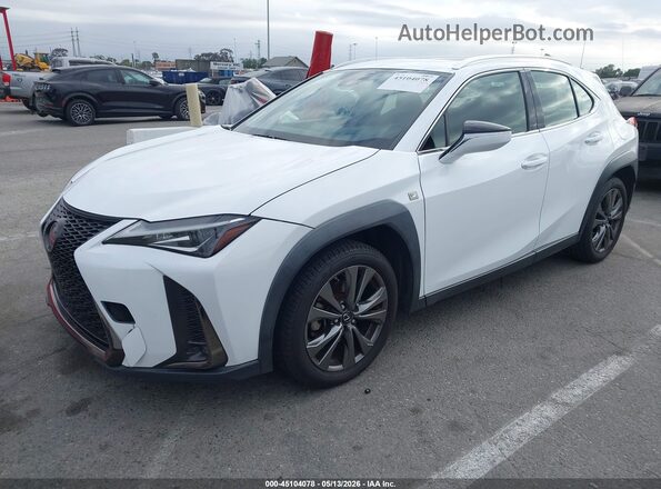 JTHY3JBHXK2002881 2019 LEXUS UX 200 White Առջևի ձախ երեք քառորդ տեսարան