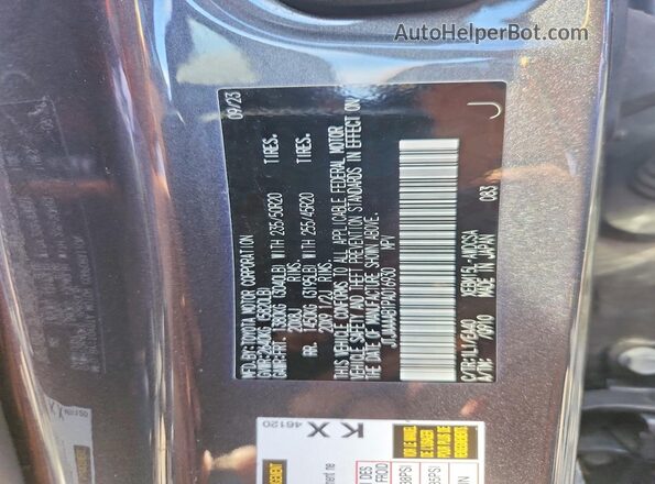 JTJAAAAB1PA016930 2023 LEXUS RZ Gray 