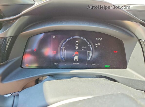 JTJAAAAB3SA031745 2025 LEXUS RZ Серый Вид щитка приборов