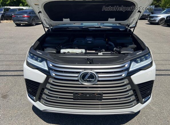 JTJAB7CX3P4027628 2023 LEXUS LX White Առջևի վահանակի տեսք