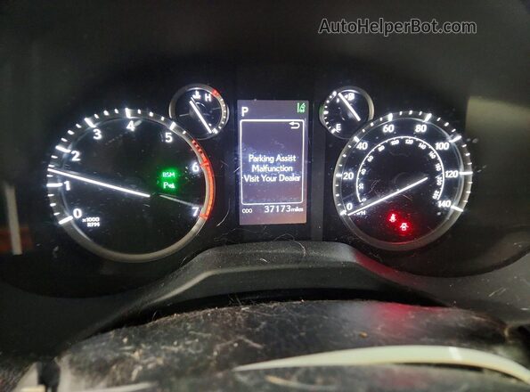 JTJAM7BX0N5331258 2022 LEXUS GX Black Instrument cluster view