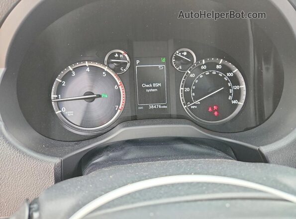 JTJAM7BX1N5307731 2022 LEXUS GX Black Instrument cluster view
