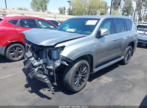 JTJAM7BX1P5348783 2023 LEXUS GX 460 Gray Vista tres cuartos delantera izquierda