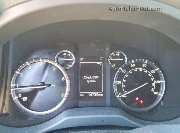 JTJAM7BX4P5369577 2023 LEXUS GX Silver Вид щитка приладів