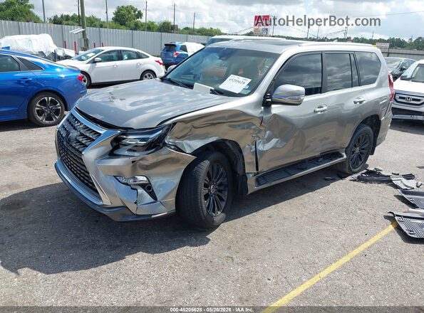 JTJAM7BXXM5285047 2021 LEXUS GX Gray Front left