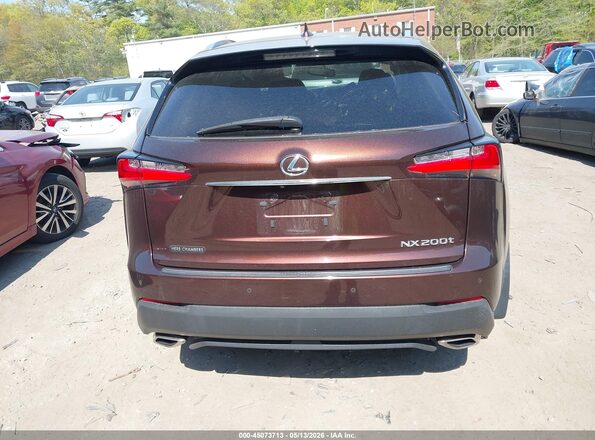 JTJBARBZ1G2062010 2016 LEXUS NX 200T Brown 