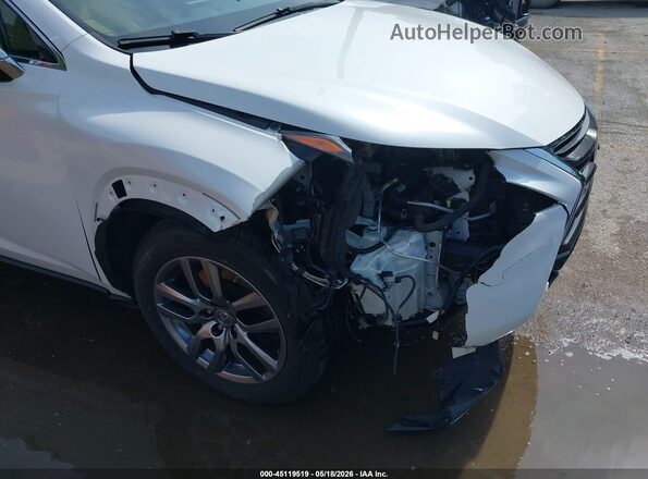 JTJBARBZ1G2085612 2016 LEXUS NX 200T White Դիմացի տեսք