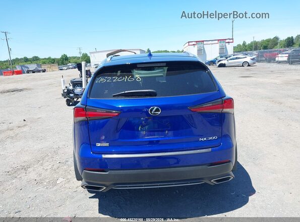 JTJBARBZ1J2158985 2018 LEXUS NX 300 Blue 
