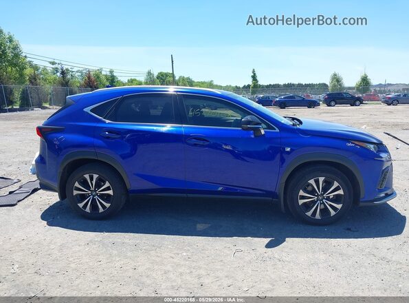 JTJBARBZ1J2158985 2018 LEXUS NX 300 Blue უკანა სალონის ხედი