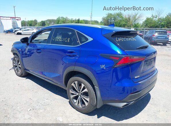 JTJBARBZ1J2158985 2018 LEXUS NX 300 Blue უკანა მარცხენა