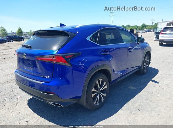 JTJBARBZ1J2158985 2018 LEXUS NX 300 Blue უკანა მარჯვენა