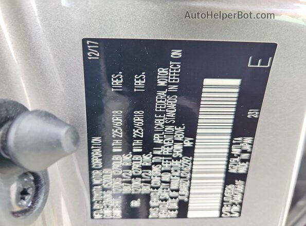 JTJBARBZ1J2162292 2018 LEXUS NX Gray Widok komory silnika