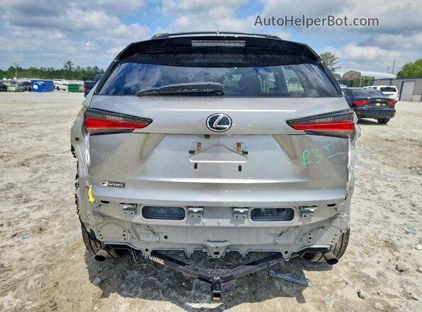 JTJBARBZ1J2162292 2018 LEXUS NX Gray Widok z tyłu