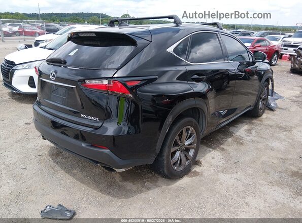 JTJBARBZ2H2101463 2017 LEXUS NX 200T Black Հետևի աջ