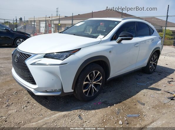 JTJBARBZ2H2114259 2017 LEXUS NX 200T White წინა მარცხენა ხედი სამი მეოთხედიდან
