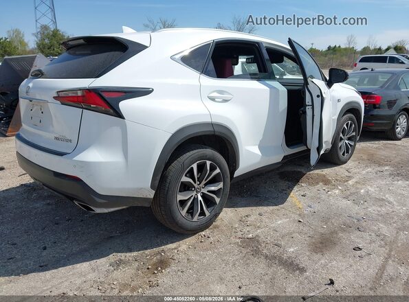 JTJBARBZ2H2114259 2017 LEXUS NX 200T White უკანა მარჯვენა