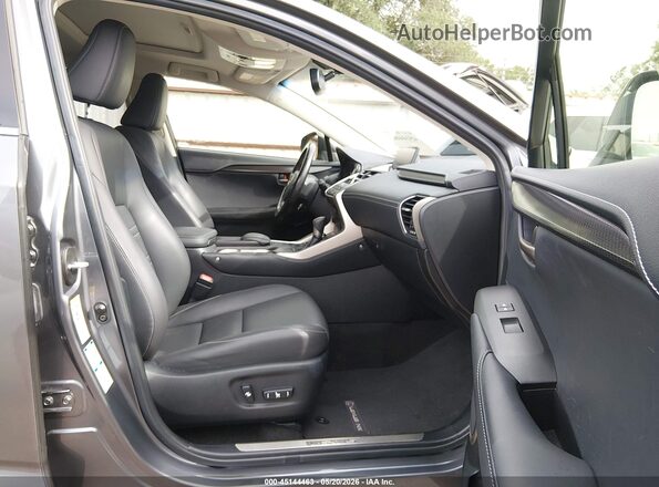 JTJBARBZ2H2135564 2017 LEXUS NX 200T Gray Вид салону спереду