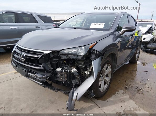 JTJBARBZ2H2135564 2017 LEXUS NX 200T Gray Передня ліва чверть