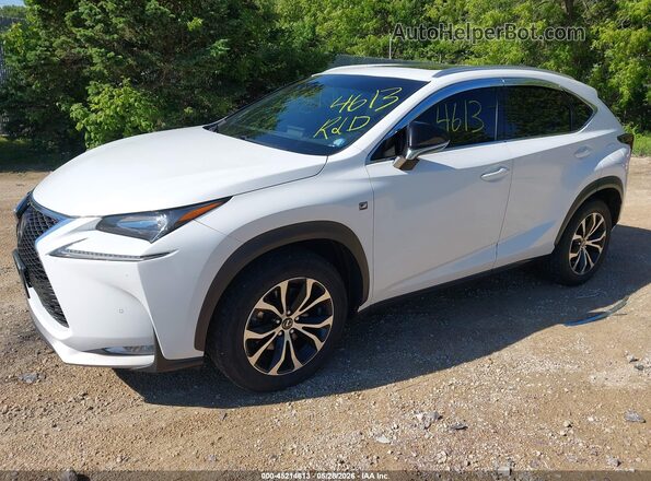 JTJBARBZ3G2057617 2016 LEXUS NX 200T White წინა მარცხენა ხედი სამი მეოთხედიდან