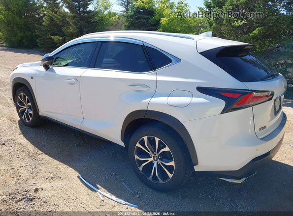 JTJBARBZ3G2057617 2016 LEXUS NX 200T White უკანა მარცხენა