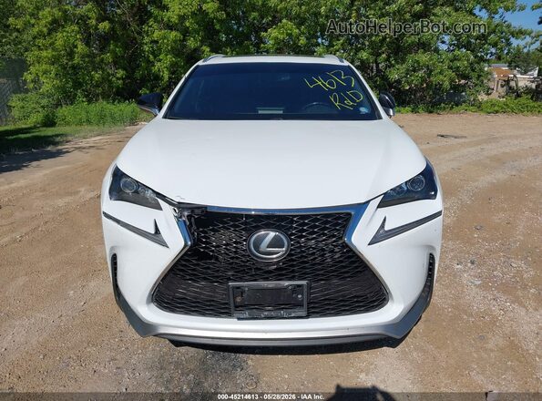 JTJBARBZ3G2057617 2016 LEXUS NX 200T White ხელსაწყოთა პანელის ხედი