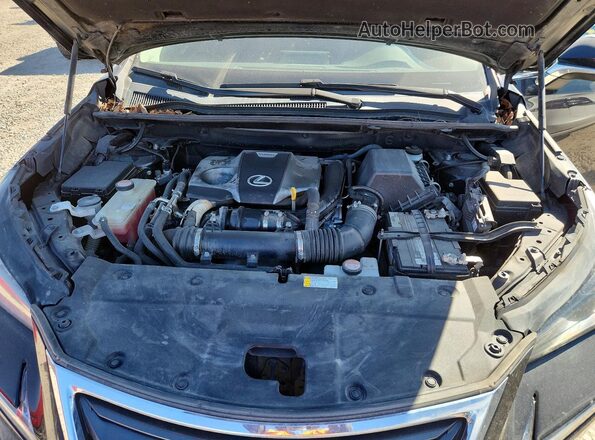 JTJBARBZ3G2065555 2016 LEXUS NX Black Vista del compartimento del motor