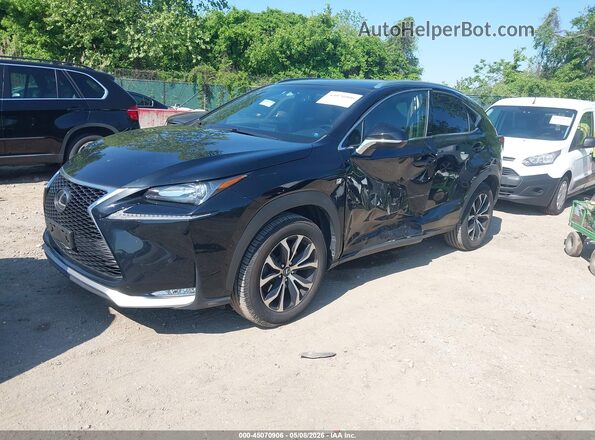 JTJBARBZ3H2112052 2017 LEXUS NX 200T Black Przód lewy