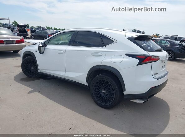 JTJBARBZ3H2139610 2017 LEXUS NX 200T White Задня ліва чверть