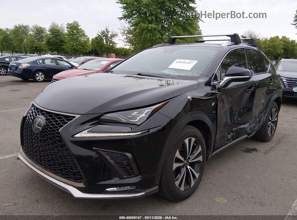 JTJBARBZ5J2149187 2018 LEXUS NX 300 Black Przód lewy