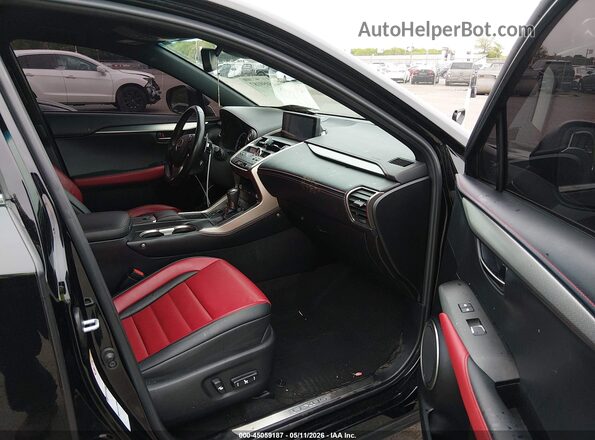 JTJBARBZ5J2149187 2018 LEXUS NX 300 Black Widok wnętrza z przodu